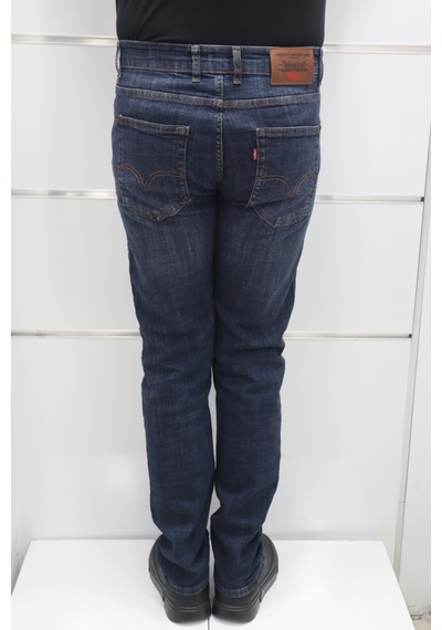 Denim Cartel Dmctekstil Erkek 963 Lacivert Yüksek Bel Rahat Kesim Boru Paça Jean Pantolon Denim Cartel Dmctekstil Erkek 963 Lacivert Yüksek Bel Rahat Kesim Boru Paça Jean Pantolon