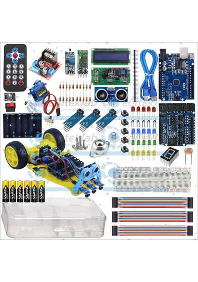 Fen Lisesi Robotik Kodlama Dersi Arduino Uygulama Eğitim Seti + Araç Kiti