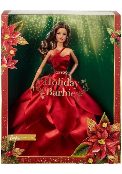 Barbie 2022 Mutlu Yıllar Bebeği, Kumral hby05