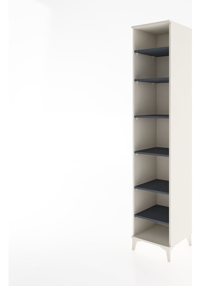 Hyperion Dolap 6 Raflı 44x44x221 Aytaşı-antrasit Aytaşı