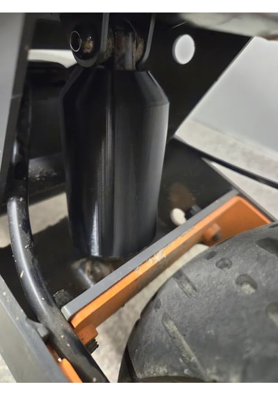 Elektrikli Scooter Amortisör Koruyucu Kılıf - Esnek Tpu Ön Arka Takım