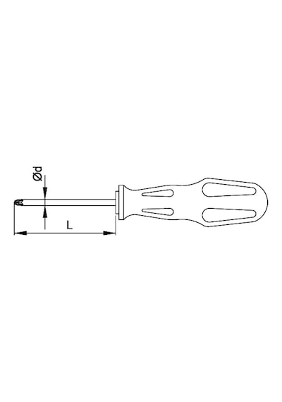 Ceta Form Torex Pozidriv Uçlu Tornavida - Pz1 X 80 Mm