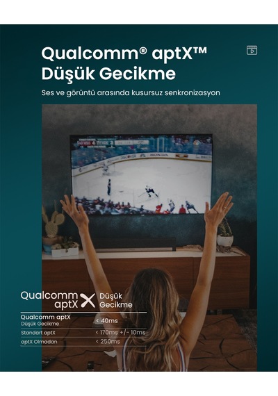 Ugreen Optik Bluetooth 5.0 Transmitter Audio Adaptör, 50213