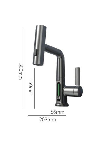Akrobatik Spiralli Digital Eviye&lavabo Armatürü 31.01.391