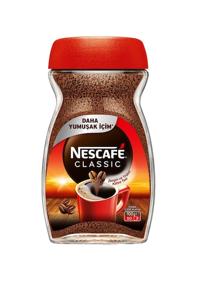 Nescafe Classic Çözülebilir Kahve 100 G - %100 Doğal Robusta Harmanı 4'li Avantaj Paketi - 4 Ad Tarı Çekirdek Kahve
