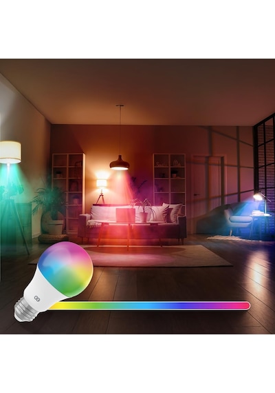Ayrex Günsan Akıllı Wifi Led Ampul Rgb Çok Renkli Tuya Ve Smart Life Uygulama Destekli 9w 2700k-6500k Ayarlanabilir Diğer