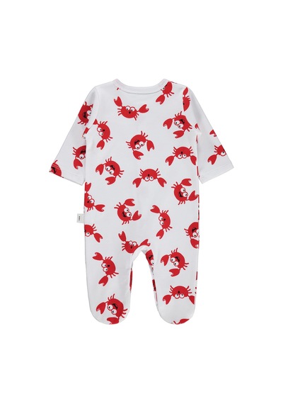 Civil Baby Yengeç Empirme 1-9 Ay Tulum - Beyaz