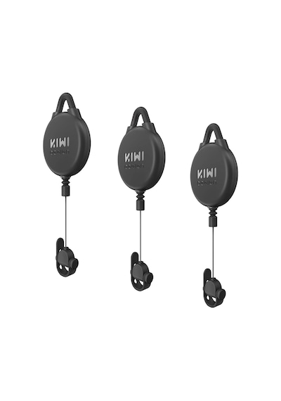 Kıwı Design Vr Kablo Yönetimi, 3 Paket Vr Makara Sistemi - Siyah