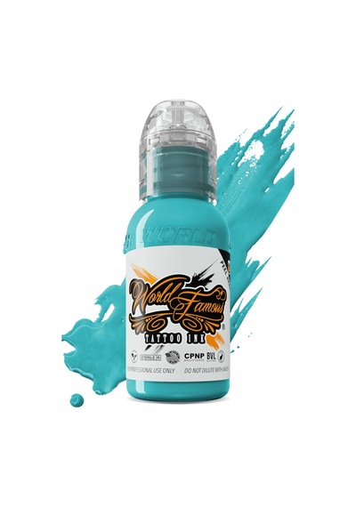 World Famous Barrier Reef Blue Dövme Boyası 30ml Okyanus Mavisi Profesyonel Tattoo Ink