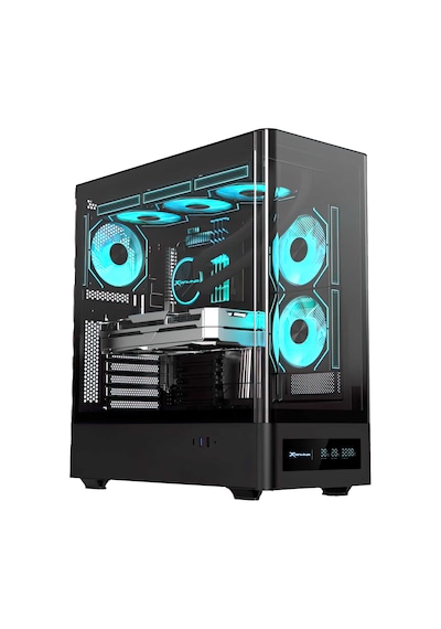 Ghost V938 6 120mm Argb Fan Atx Gamıng Case 750w 80+bronze Type C 1+usb3.0 1+usb2.0 1