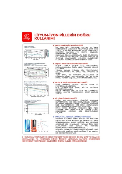 Tesvor T8 3200mah Uyumlu Robot Süpürge Pili A3203bs-tes-001