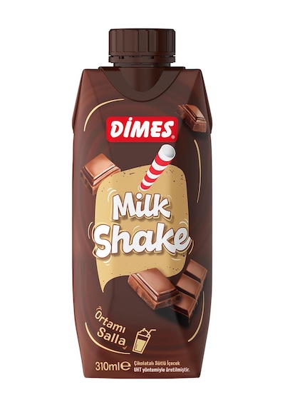 Dimes Milkshake Çikolatalı 310 Ml X 12 Adet