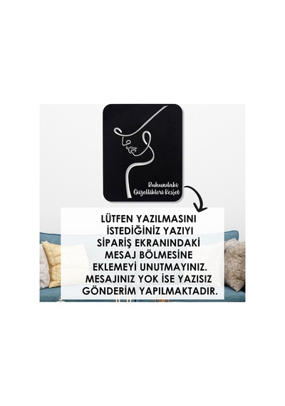Led Işıklı Kişiselleştirilebilir Kadın Temalı Tablo Perla Dekoratif Gece Lambası Sarı - 737263763 Sarı