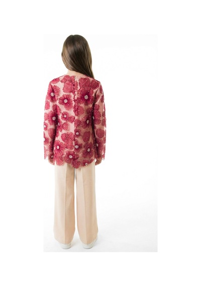 Xo Kids Kız Çocuk 3lu Alt Üst Takım 11-15 Yaş 2039 Bordo