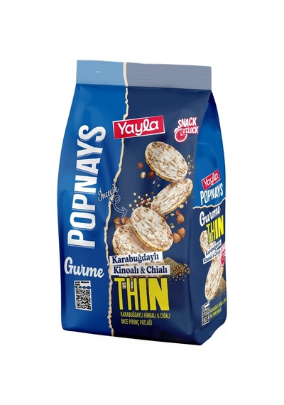 Yayla Popnays Gurme Karabuğday Kinoa Ve Chialı İnce Pirinç Patlağı 80 G X10