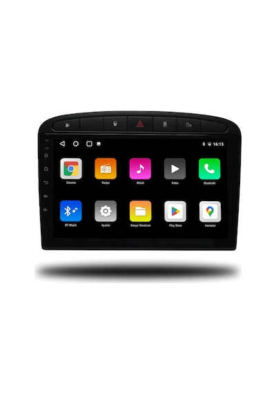 Redhat Peugeot 308 Android Carplay Multimedya 2007-2013 6gb Ram + 128gb Hafıza + 8 Çekirdek