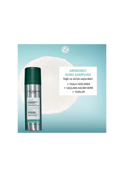Yves Rocher Tüm Saçlar İçin Kuru Şampuan 150 Ml Okyanus Algi Etkili Hacim Veren Vegan Saç Spreyi