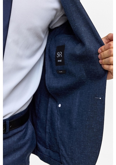 Süvari Lacivert Slim Desenli Mono Yaka 6 Drop Takım Elbise-38749 Lacivert Süvari Lacivert Slim Desenli Mono Yaka 6 Drop Takım Elbise-38749 Lacivert