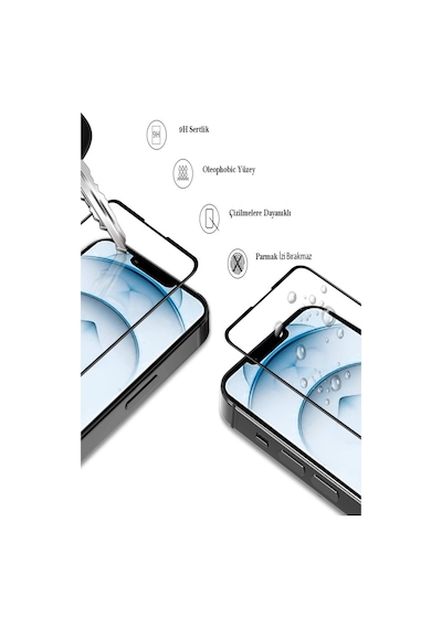 Xiaomi Uyumlu Redmi Poco M5s Tam Kaplayan Anti Statik Dayanıklı Süper Cam Ekran Koruyucu