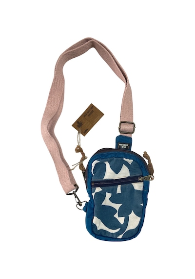 Old Cotton Cargo Vintage Unisex Renkli Günlük Salaş Toparlayıcı Çapraz Göğüs Omuz Postacı Çantası 13cmx21cm Turkuaz