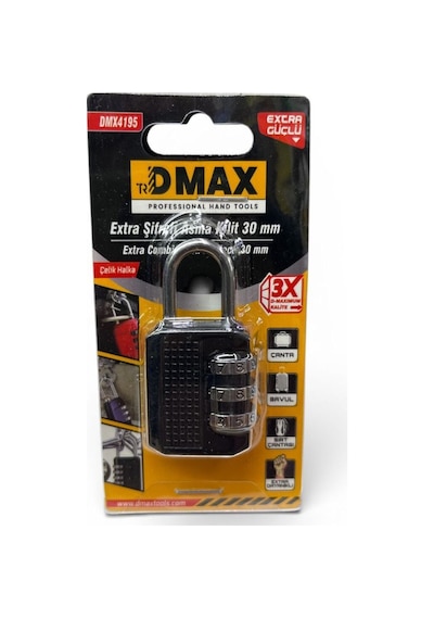 Şifreli Asma Kilit 40 Mm Dmx4196