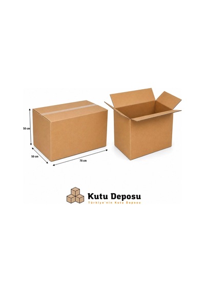 50x70x50 Cm Dayanıklı Taşınma Kolisi 5 Adet 1 Adet