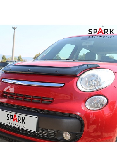 Fiat 500 L 2016- Yılı Ve Sonrası Uyumlu Kaput Rüzgarlığı 3mm Siyah
