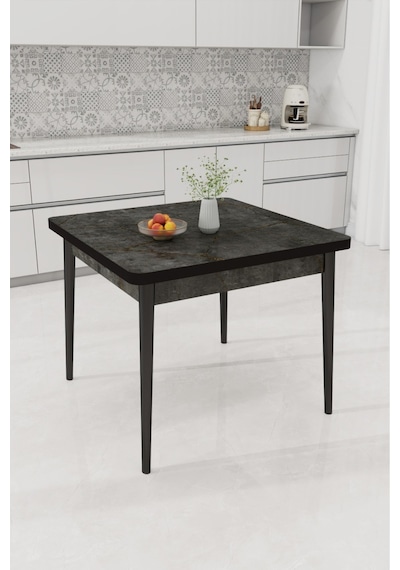 Renlife 70x70 Küçük Yemek Masası Metal Ayaklı Kompakt Mutfak Masası 2 Kişilik Minimal Masa Aris Gri Aris Siyah Renlife 70x70 Küçük Yemek Masası Metal Ayaklı Kompakt Mutfak Masası 2 Kişilik Minimal Masa Aris Gri Aris Siyah