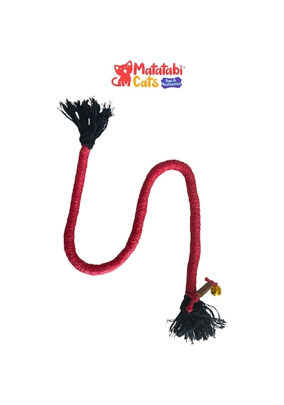 Rope Large Matatabi Li Çıngıraklı İp Kedi Oyuncağı