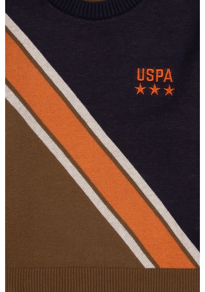 U.S. Polo Assn. Erkek Çocuk Lacivert Bisiklet Yaka Kazak 50315608-VR033