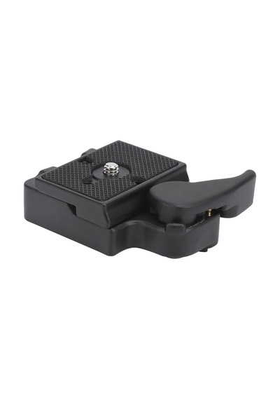 Ayex Qr-02 323 Tip Quick Release Plaka Adaptörü Alüminyum Gövde 1/4 Üst Vida 3/8 Alt Giriş + Adaptör