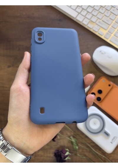 Samsung Galaxy A10 Uyumlu Kamera Korumalı Darbeye Dayanıklı Renk Atmayan Fab Silikon Kılıf Lacivert
