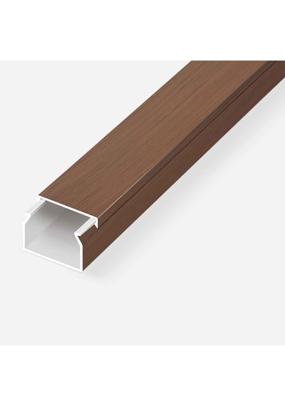 Mutlusan 25X16 Kablo Kanalı (Koyu Ceviz) Sidem 2 Metre