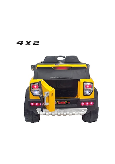Akar Oyuncak İznik 4x2 12 Volt Uzaktan Kumandalı Akülü Suv Çocuk Arabası Sarı