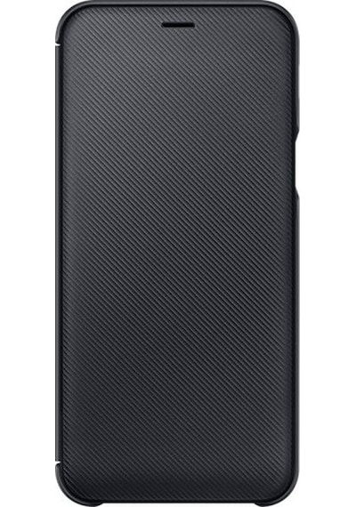 Galaxy A6 2018 İle Uyumlu Wallet Cover Kılıf Siyah Ef-wa600cbegww