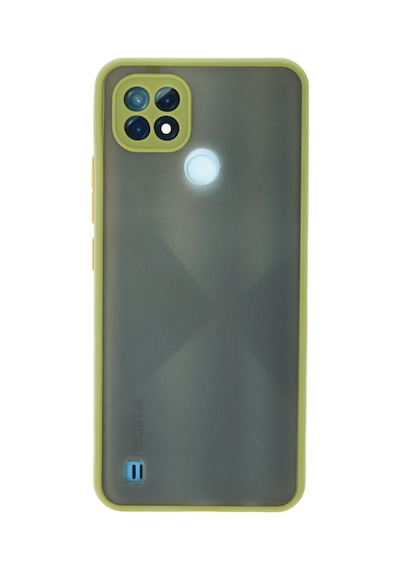 Realme C21 Kılıf Montreal Silikon Kapak - Açık Yeşil