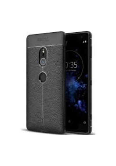 Sony Xperia Xz2 Kılıf Deri Tarzı Niss Silikon Case