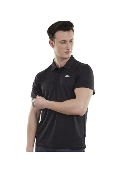 Alpinist Horizons Ultra Dry Erkek Polo T-shirt 600613 Siyah