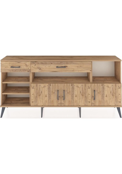 Arges Konsol 5 Raflı 2 Çekmeceli 3 Kapaklı 176x30x83 Çam-çam/çam Çam/çam Arges Konsol 5 Raflı 2 Çekmeceli 3 Kapaklı 176x30x83 Çam-çam/çam Çam/çam