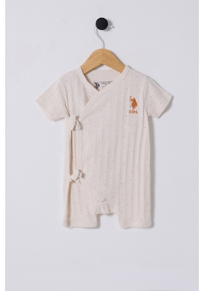 U.S. Polo Assn. U.s. Polo Assn Kız Bebek Krem Tulum 5274-47897 Krem