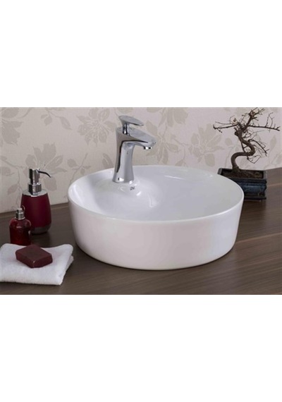 Eva Banyo Lena E-4043 Tezgah Üstü Porselen Lavabo