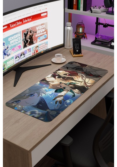 Lynette Genshin Impact Anime Oyuncu V2 - 70x30 Xl Gaming Mouse Pad Fare Altlığı