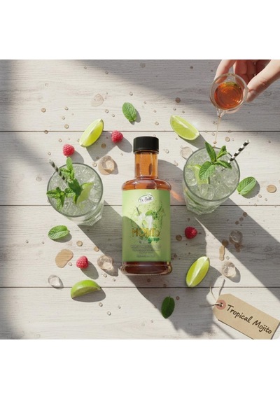 Mojito Kokteyl Şurubu 300 Cc Ferahlatıcı Limon & Nane Aromalı İçecek,kahve Şurubu