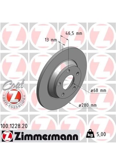 2 Adet- Zımmermann Ön Fren Aynası Audı A4 1.6-1.9tdı 95/11.00 A4 Avant 1.6-1.8 20v-1.9tdı 95/9.01 280x13x5dl 986478615-df2730 100.1228.20 8d0615301a