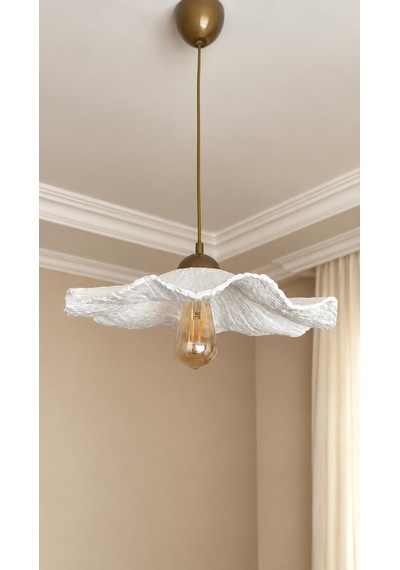 Lioraa Lighting Aria 45 Cm Sarkıt Avize Kırık Beyaz