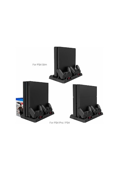 Hepu Tp4-18119 Ps4 Serisi Çok Fonksiyonlu Soğutma Ve Şarj Standı
