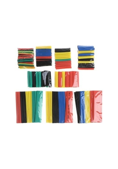 Isı Shrink Boru Daralan Makaron Kablo Yalıtım Set 328 Adet