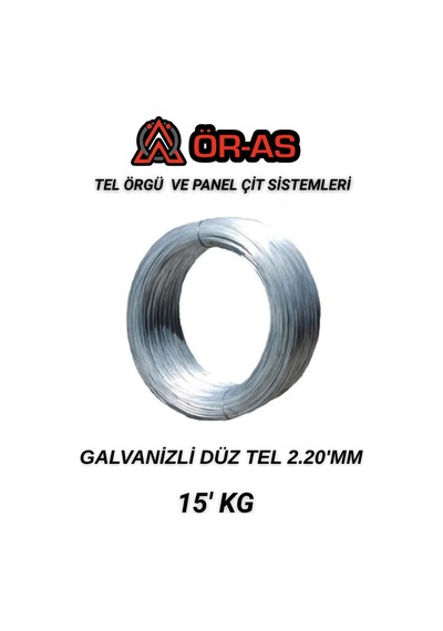 Galvanizli Tel - 15 Kg - 2.20 Mm Bağlama Teli Paslanma Yapmaz
