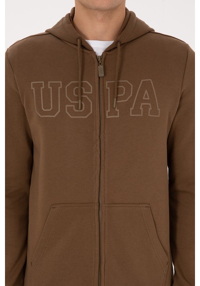 U.s. Polo Assn. Erkek Haki Hırka Örme 50313719-vr027 Haki
