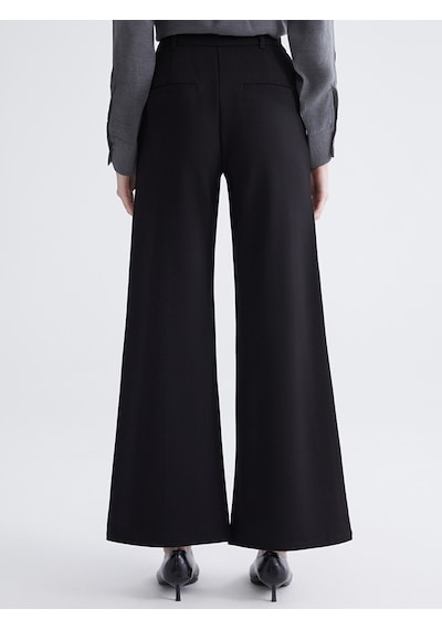 Lcwaıkıkı Classic Siyah Standart Fit Geniş Paça Kadın Pantolon